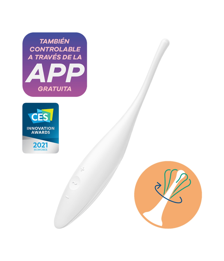 SATISFYER - TWIRLING JOY BLANC