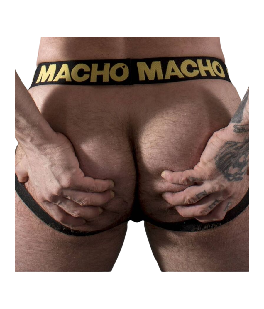 MACHO - MX25AC JOCK CUIR JAUNE