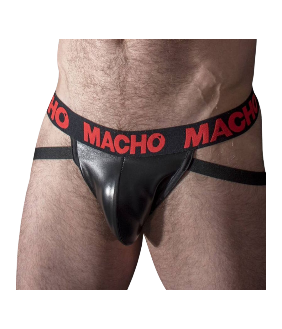 MACHO - MX25RC JOCK CUIR ROUGE