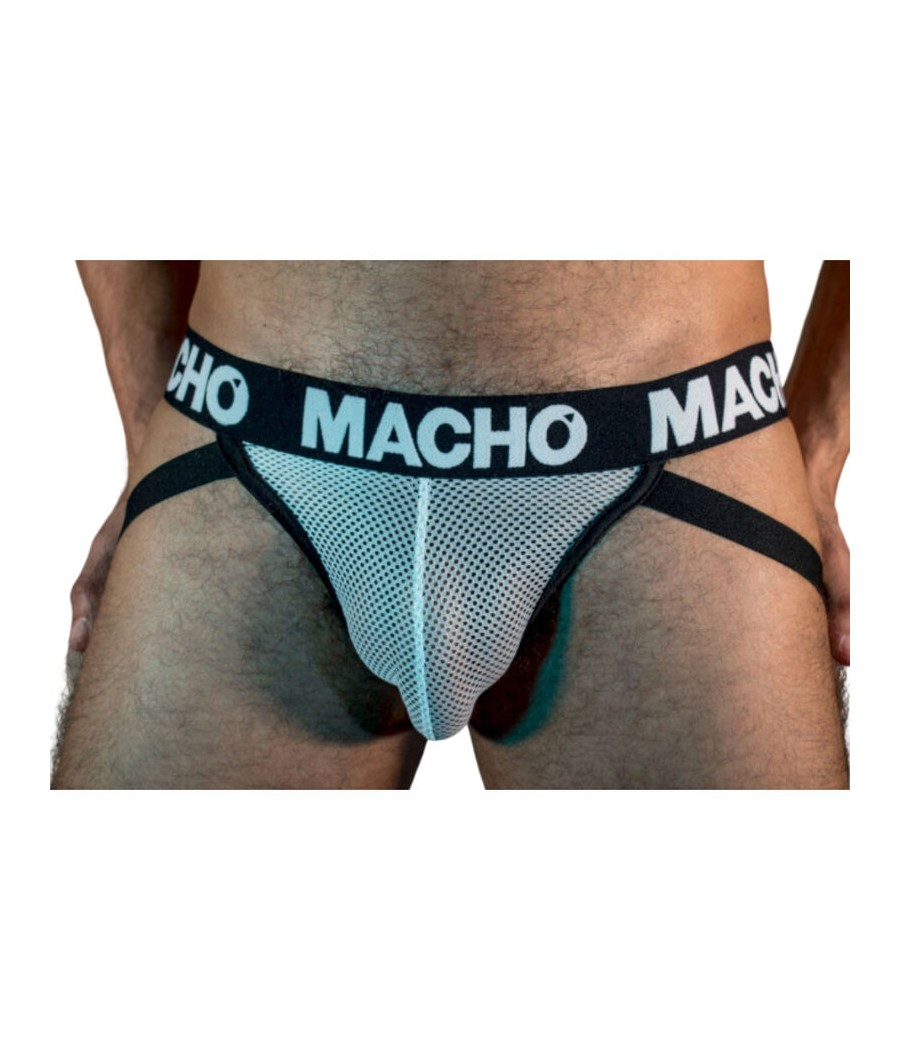 MACHO - MX26X1 JOCK GRID BLANC