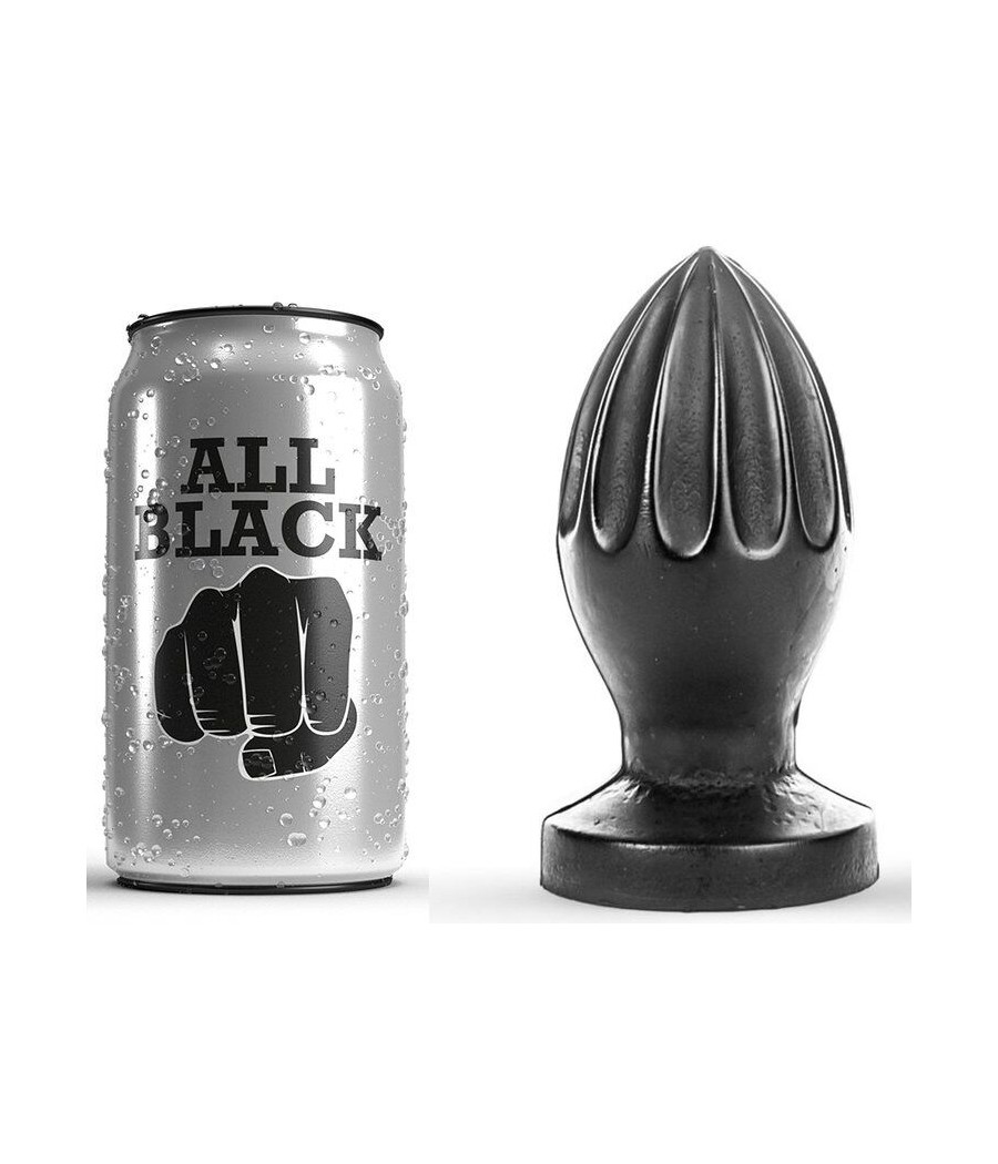 ALL BLACK - PLUG ANAL 12 CM