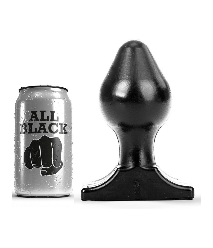 ALL BLACK - PLUG ANAL 16X8 CM