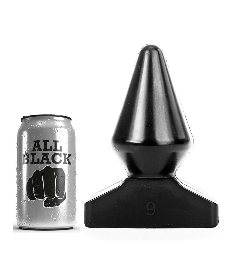 ALL BLACK - PLUG ANAL 18,5 CM