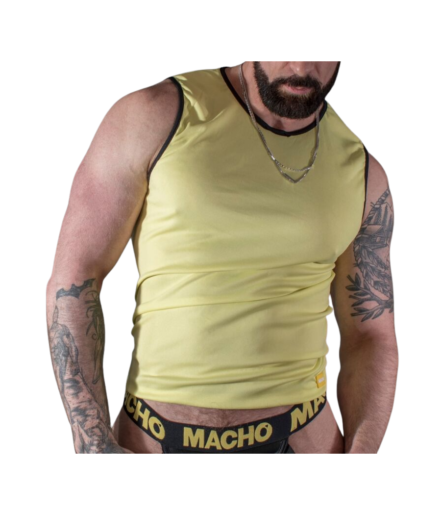 MACHO - T-SHIRT JAUNE