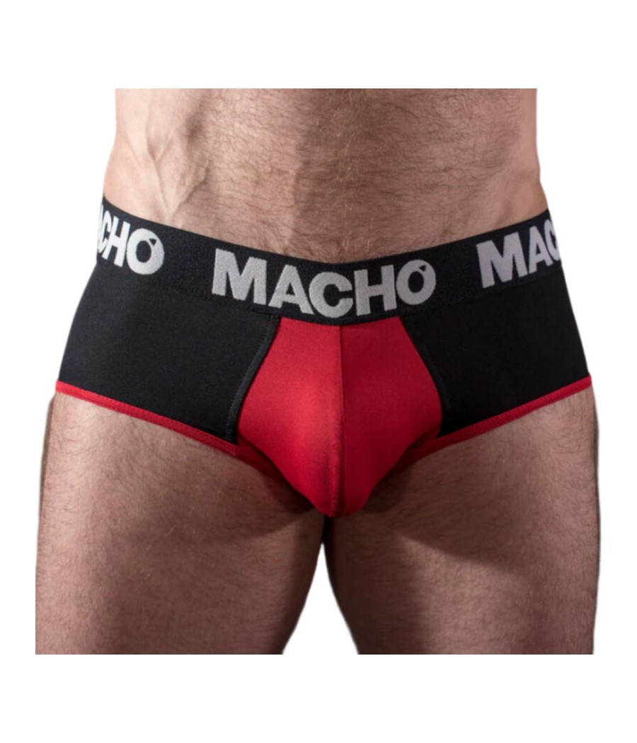 MACHO - MS26N SLIP NOIR/ROUGE