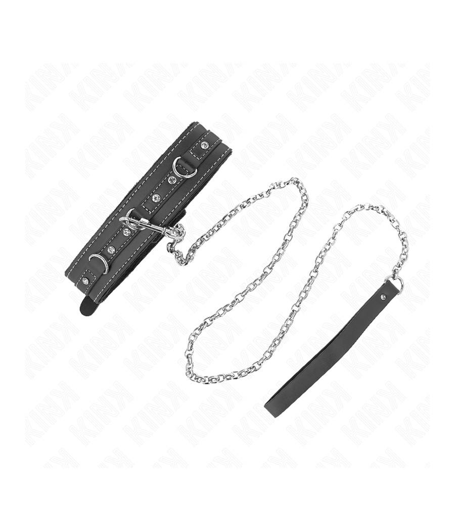 KINK - COLLIER EN CUIR PVC...