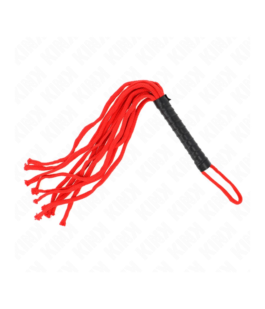 KINK - FOUET CORDE ROJO 56 CM